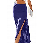 Dámska dlhá modrá sukňa