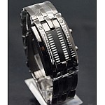 Binárne LED hodinky - Army Black