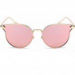 Dámske slnečné okuliare Emma zlatý rám ružové sklá