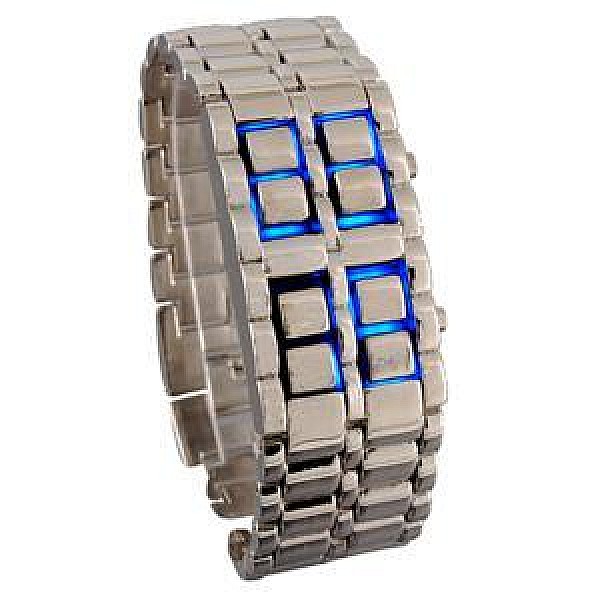 Binárne LED hodinky SAMURAI