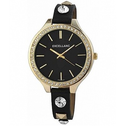 Dámske hodinky Excellanc Elegant - čierne