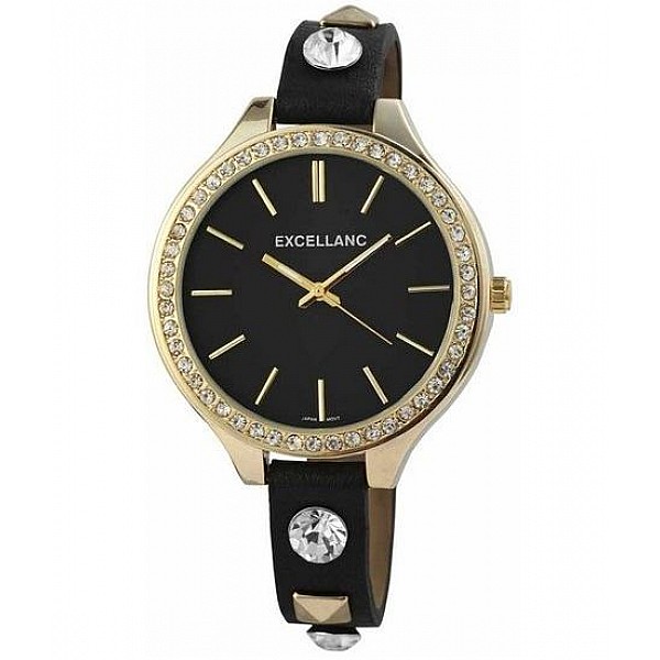 Dámske hodinky Excellanc Elegant - čierne