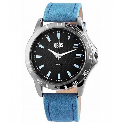 Pánske hodinky QBOS bledomodré