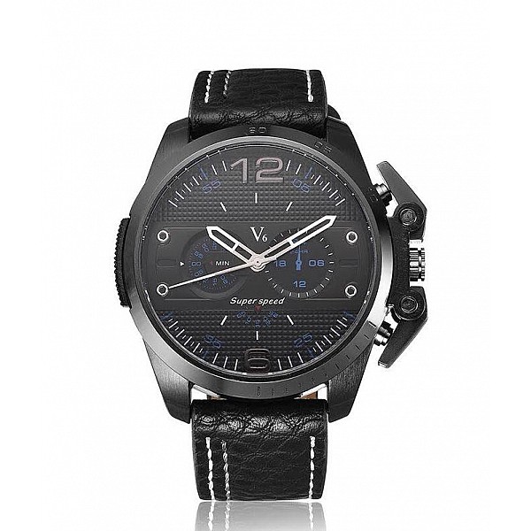 Pánske hodinky V6 - čierne