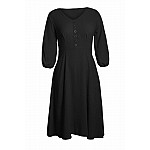 Štýlové dámske šaty Alessia - čierne
