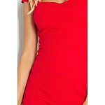 Atraktívne dámske šaty Belina červené v118-2