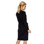 Elegantná dámska blúzka čierna v140-5 Elegantná dámska blúzka čierna v140-5