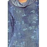 Dámske šaty Sabine - modré Jeans Style v135-5 Dámske šaty Sabine - modré Jeans Style v135-5