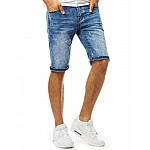 Trendové modré pánske rifľové kraťasy vsx1069 Trendové modré pánske rifľové kraťasy vsx1069