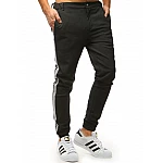 Moderné čierne pánske joggery vux1475 Moderné čierne pánske joggery vux1475