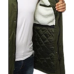 Atraktívna khaki pánska zimná parka vtx2893 Atraktívna khaki pánska zimná parka vtx2893