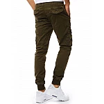 Pánske štýlové zelené joggery vux1827 Pánske štýlové zelené joggery vux1827