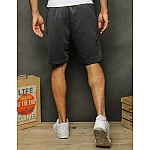 Pánske trendy teplákové kraťasy čiernosivé vsx1196 Pánske trendy teplákové kraťasy čiernosivé vsx1196