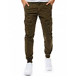 Pánske štýlové zelené joggery vux1827 Pánske štýlové zelené joggery vux1827