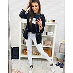 Pútavá dámska bunda - čierna vty0567 Pútavá dámska bunda - čierna vty0567