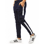 Tmavomodré pohodlné pánske teplákové joggery vux1998 Tmavomodré pohodlné pánske teplákové joggery vux1998