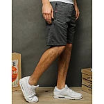 Pánske trendy teplákové kraťasy čiernosivé vsx1196 Pánske trendy teplákové kraťasy čiernosivé vsx1196