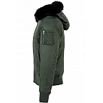 Štýlová zelená pánska bomber bunda TB1456GR Štýlová zelená pánska bomber bunda TB1456GR