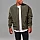Zelená pánska oversize bomber bunda TB1619GR
