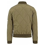 Zelená moderná pánska bomber bunda TB1620GR Zelená moderná pánska bomber bunda TB1620GR