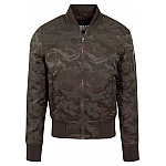 Zelená pánska army bomber bunda TB1621GR Zelená pánska army bomber bunda TB1621GR