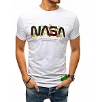 Zaujímave biele pánske tričko NASA VRX4440 Zaujímave biele pánske tričko NASA VRX4440