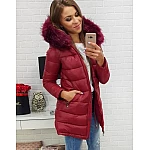 Obojstranná zimná dámska parka bordová vty0309 Obojstranná zimná dámska parka bordová vty0309