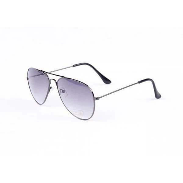 Sluneční brýle AVIATOR - pilotky strieborný kovový rám černé skla Gradual Sluneční brýle AVIATOR - pilotky strieborný kovový rám černé skla Gradual
