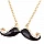 Štýlový RETRO prívesok Mustache New