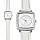 Dámske trblietavé hodinky Silver White