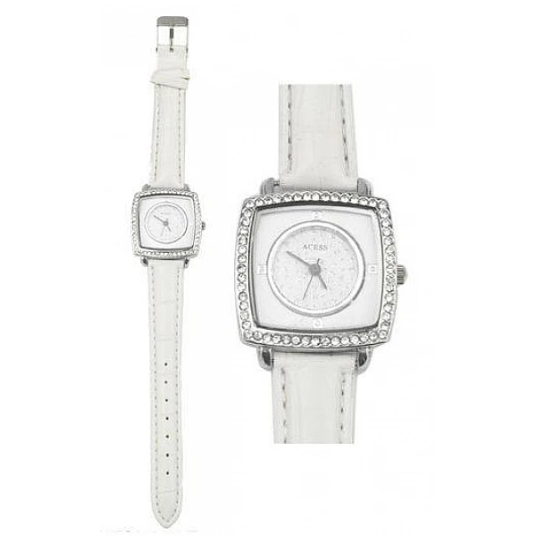 Dámske trblietavé hodinky Silver White Dámske trblietavé hodinky Silver White