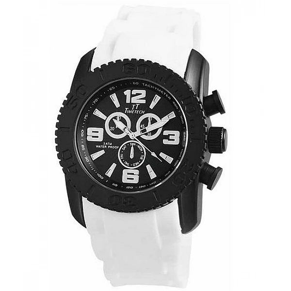 Pánske vodotesné hodinky TimeTech White BL Pánske vodotesné hodinky TimeTech White BL