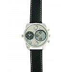 Pánske hodinky Oulm Dual Silver Black Pánske hodinky Oulm Dual Silver Black