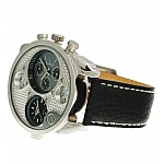 Pánske hodinky Oulm Dual Silver Black Pánske hodinky Oulm Dual Silver Black