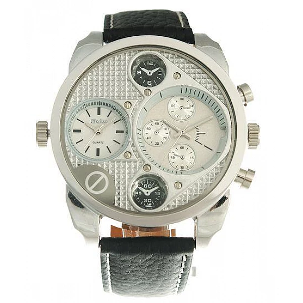 Pánske hodinky Oulm Dual Silver White Pánske hodinky Oulm Dual Silver White