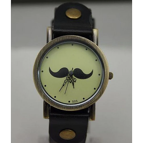 Dámske hodinky Mustache čierne Dámske hodinky Mustache čierne