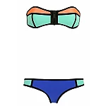 Dámske plavky - oranžovo modré Dámske plavky - oranžovo modré