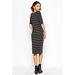 Dámske šaty Striped sivé Dámske šaty Striped sivé