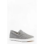 Dámske tenisky Slip On Mettalic - strieborné Dámske tenisky Slip On Mettalic - strieborné