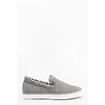 Dámske tenisky Slip On Mettalic - strieborné Dámske tenisky Slip On Mettalic - strieborné