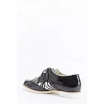 Dámske poltopánky Print Zebra - čierne Dámske poltopánky Print Zebra - čierne