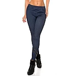 Trendy legíny so zipsom - modré Trendy legíny so zipsom - modré