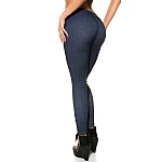 Trendy legíny so zipsom - modré Trendy legíny so zipsom - modré