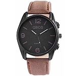 Pánske hodinky QBOS hnedé Basic Black Pánske hodinky QBOS hnedé Basic Black