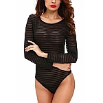 Body s pruhmi Royal - čierne Body s pruhmi Royal - čierne