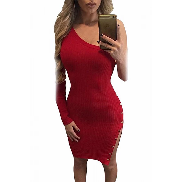 Bodycon šaty Stasia - červené Bodycon šaty Stasia - červené