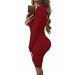 Bodycon šaty Stasia - červené Bodycon šaty Stasia - červené