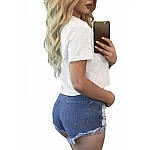 Dámsky top s aplikáciou Linda - biely Dámsky top s aplikáciou Linda - biely