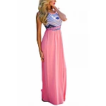 Dlhé dámske šaty Kali - light pink Dlhé dámske šaty Kali - light pink