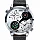 Pánske hodinky Oulm Dual Navigator New - strieborné